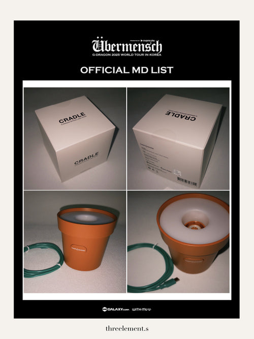 (現貨)G-DRAGON 2025 World Tour [Übermensch] 首爾場週邊 - Light Stick Cardle