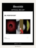 (In Stock) G-DRAGON 2025 World Tour [Übermensch] Seoul Concert Merchandise - Poster Set