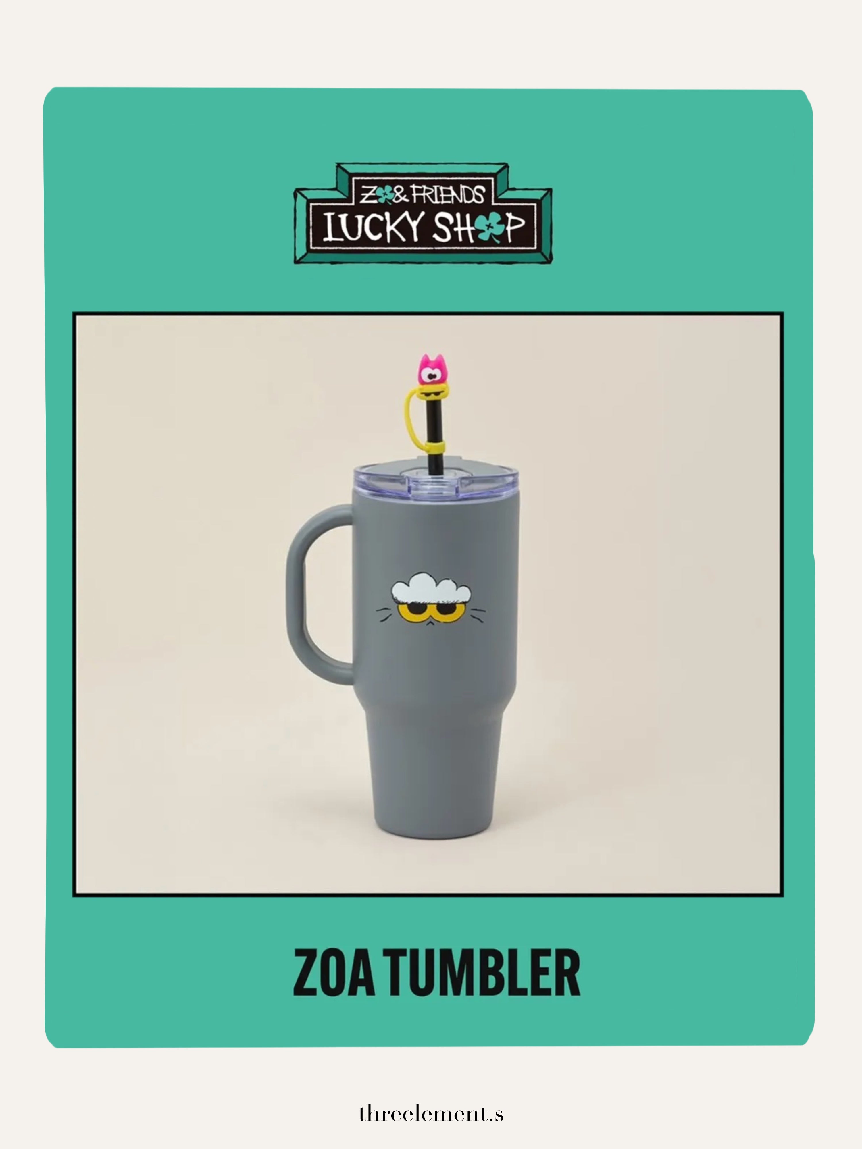 (現貨)ZO&FRIENDS LUCKY SHOP - ZOA TUMBLER
