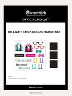 (In Stock) G-DRAGON 2025 World Tour [Übermensch] Seoul Concert Merchandise - Sticker Set