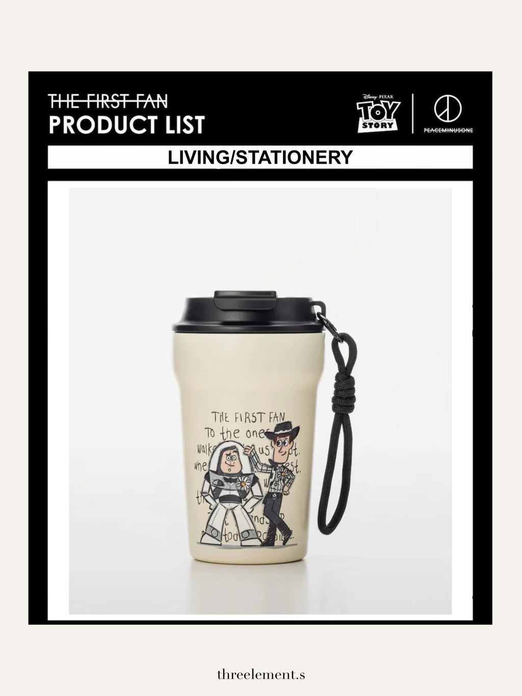 (In Stock) G Dragon-PMO The First Fan x Toy Story Thermos 360ml