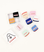 [Chabae] Color bib 4EA set Towel-textured bib
