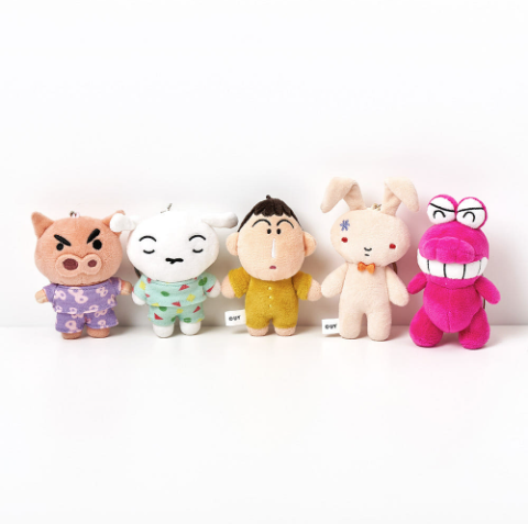 小新朋友們睡衣版keyring
