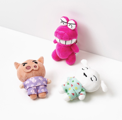 小新朋友們睡衣版keyring