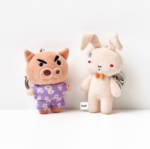 小新朋友們睡衣版keyring