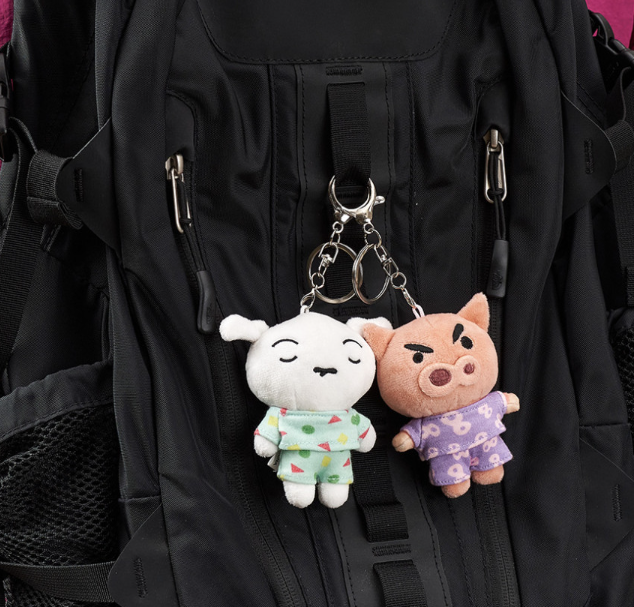 小新朋友們睡衣版keyring