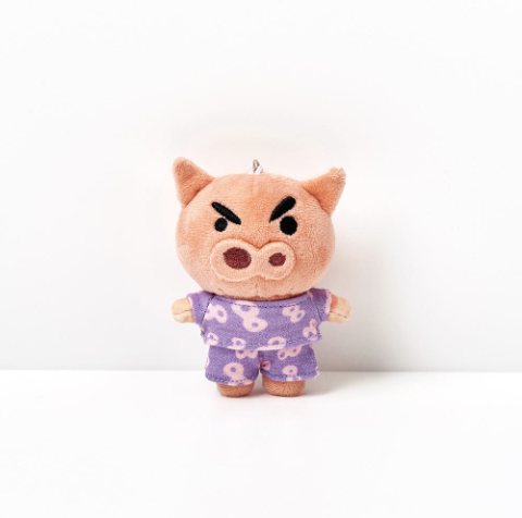 小新朋友們睡衣版keyring