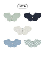 [Konny] Korean National Lace Bibs - Gift Box Set of 5