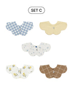 [Konny] Korean National Lace Bibs - Gift Box Set of 5