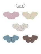 [Konny] Korean National Lace Bibs - Gift Box Set of 5